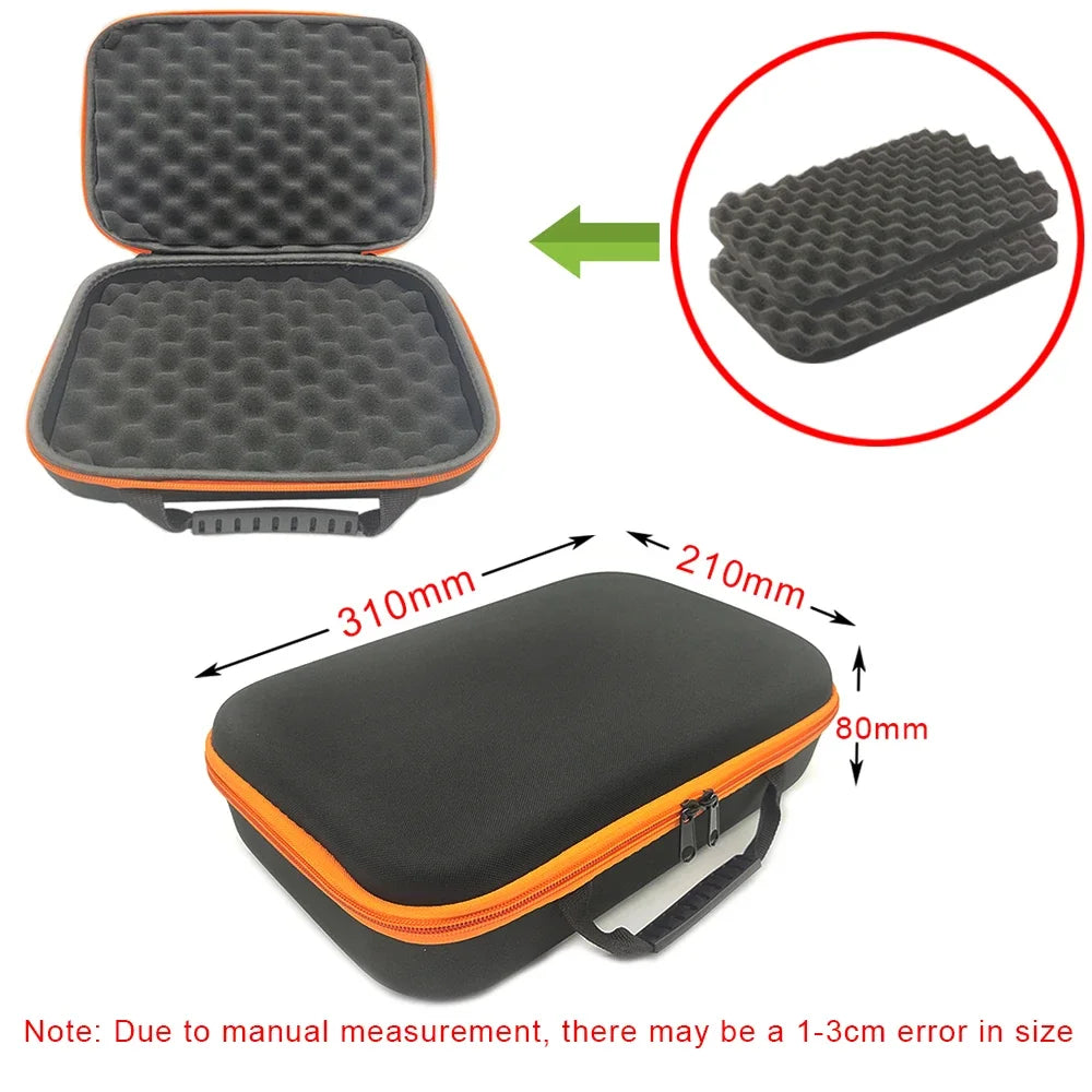 DIY Foam Hard Carry Case Storage Box Travel Zipper Bag For Outdoor Tool Accessories Personalization Shockproof Camera Bag
