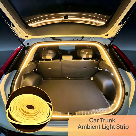 5m DC12V Flexible Silicone LED Ambient Light Strip, DIY Interior Decorative Lamp for Tesla Model 3 Model Y S Frunk Trunk Car Atm