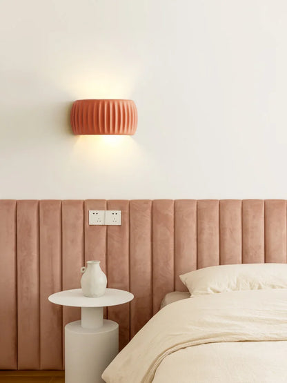 French European Wall Lamp Resin Bedroom Bedside Lamp Corridor Lamp Balcony Living Room Dining Room Simple Modern Wall Lamp