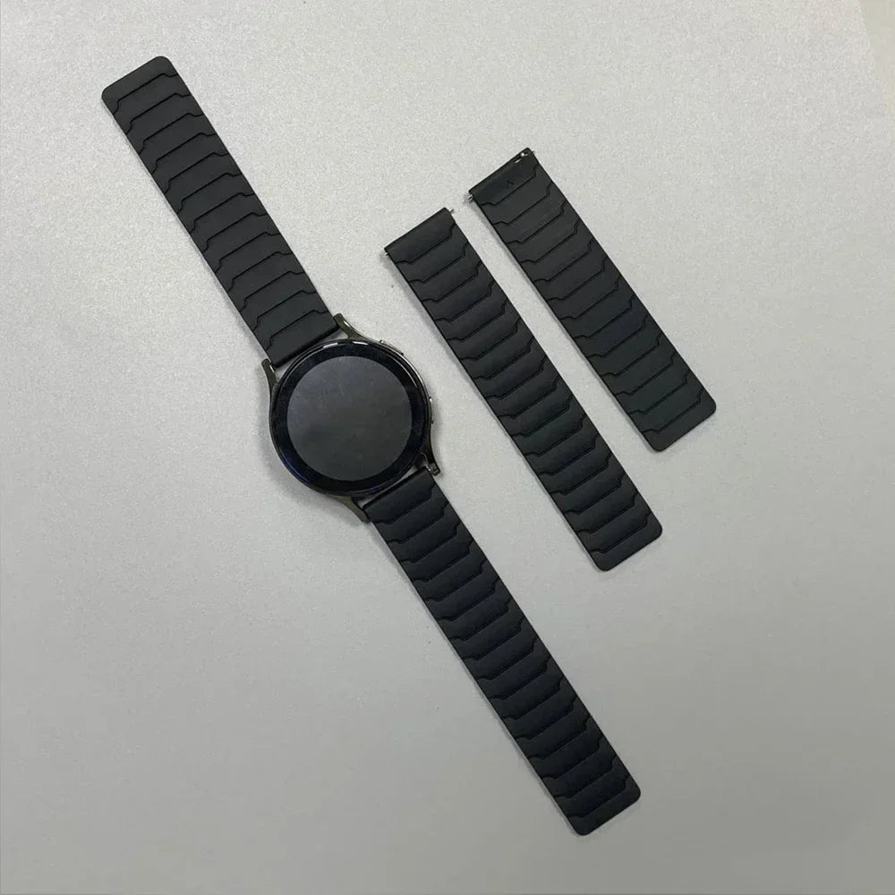 20/22mm Magnetic Strap For Huami AMAZFIT BIP 6 5 UNITY Silicone Loop Band GTR 4/3/3 Pro 2e GTS 4 mini 3 BALANCE Sports Watchband