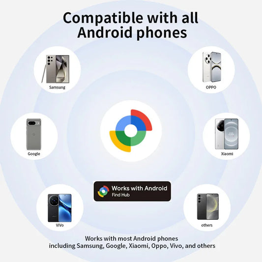 Air Tracker Tags for Android Smart Bluetooth Tracker Tag Works with Google Find Hub APP Tracking Locator Device Item Finder