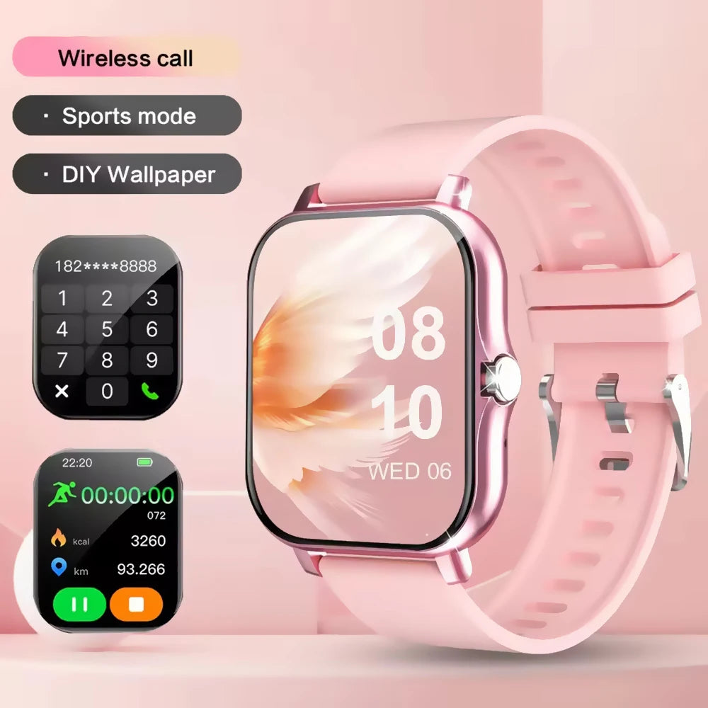 2026 Smart Watch Android IOS Phone 1.83 Inch Color Screen Bluetooth Answer Call Fitness Watches Tracker Smartwatch Women Men New