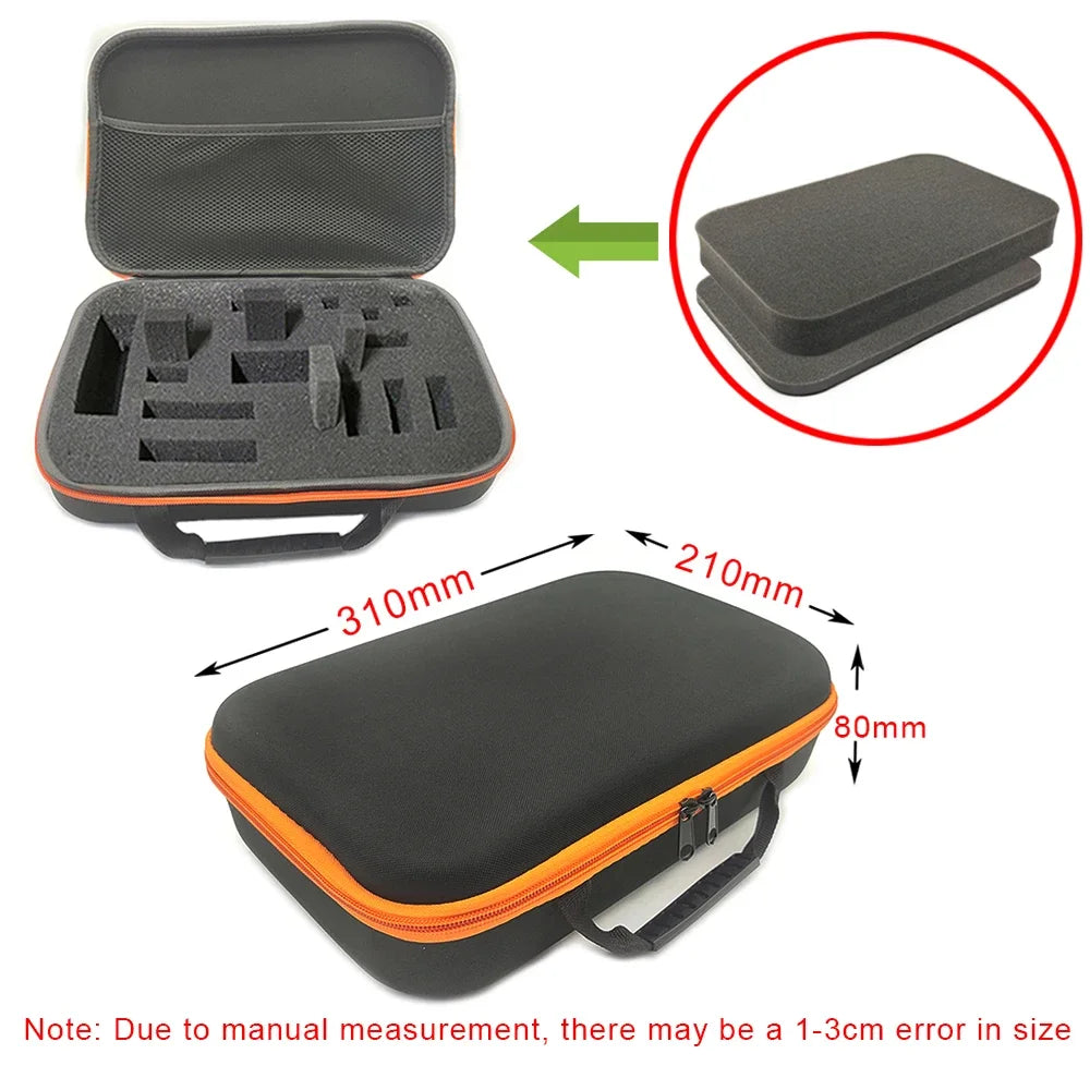 DIY Foam Hard Carry Case Storage Box Travel Zipper Bag For Outdoor Tool Accessories Personalization Shockproof Camera Bag