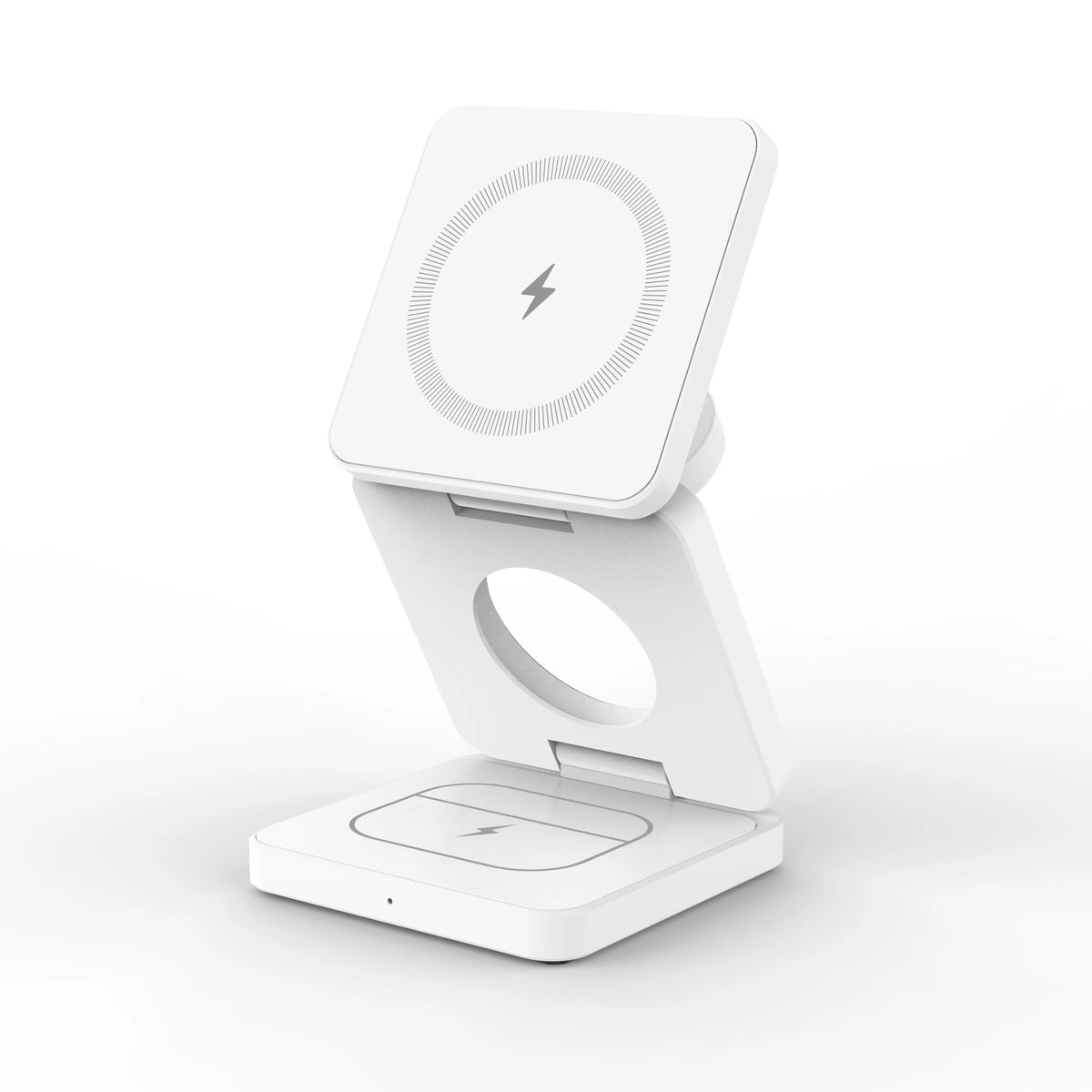 Qi2/Qi1 3 in 1 15W Magnetic Wireless Charger for Iphone 17 16 15 Fast Charging Folding for Apple Watch Airpods Wireless Charger