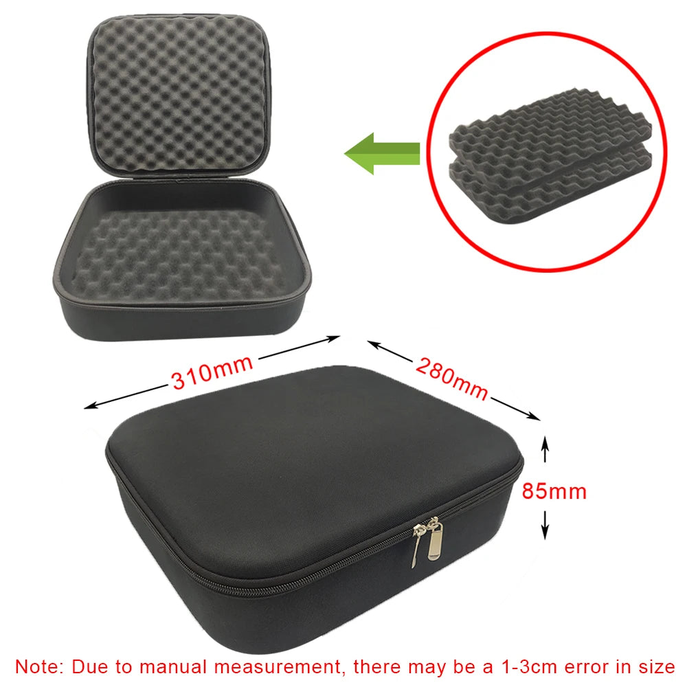 DIY Foam Hard Carry Case Storage Box Travel Zipper Bag For Outdoor Tool Accessories Personalization Shockproof Camera Bag