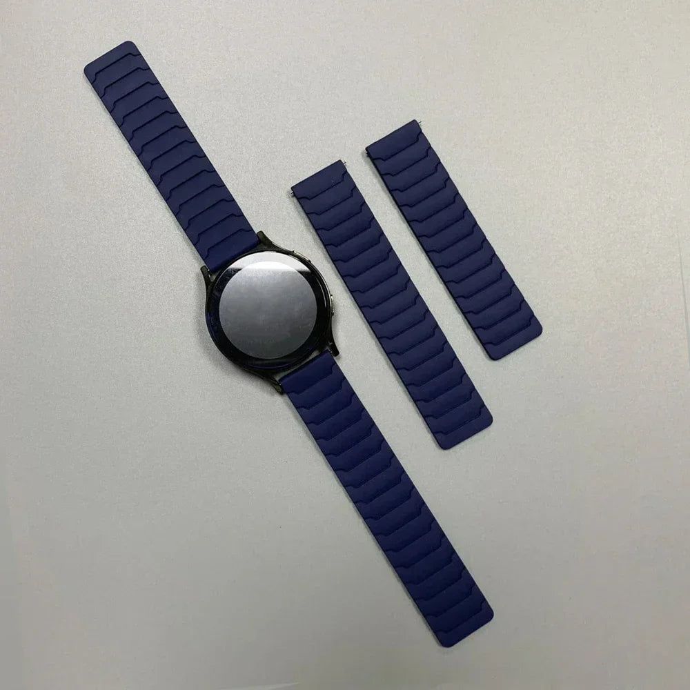 20/22mm Magnetic Strap For Huami AMAZFIT BIP 6 5 UNITY Silicone Loop Band GTR 4/3/3 Pro 2e GTS 4 mini 3 BALANCE Sports Watchband