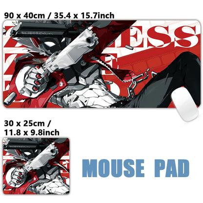 ZZZ Gaming Hoshimi Miyabi Ye Shunguang Remielle Sigrid Mouse Pad Zenless Zone Zero Keyboard Desk Mats XXL Anime Girls Mousepad