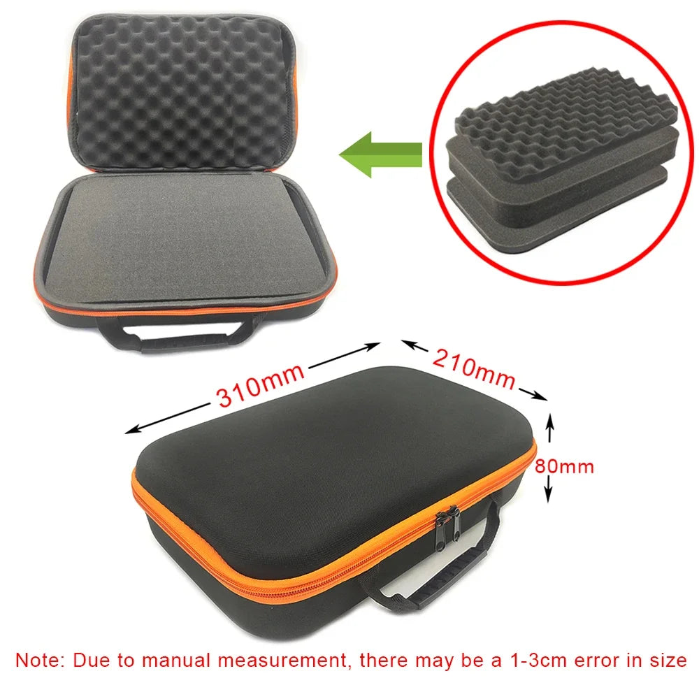 DIY Foam Hard Carry Case Storage Box Travel Zipper Bag For Outdoor Tool Accessories Personalization Shockproof Camera Bag