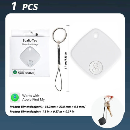 Bluetooth Mini Tracking Device for Apple Find My APP Smart Tag Kid Pet Car GPS Lost Tracker Anti-Lost Alarm Reminder Positioner